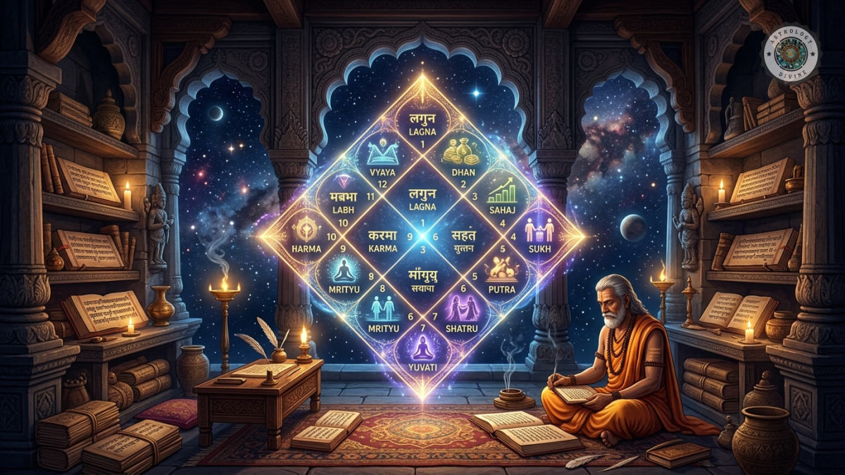 Understanding the 12 Houses (Bhavas) of Vedic Kundli and Their Life Impacts
